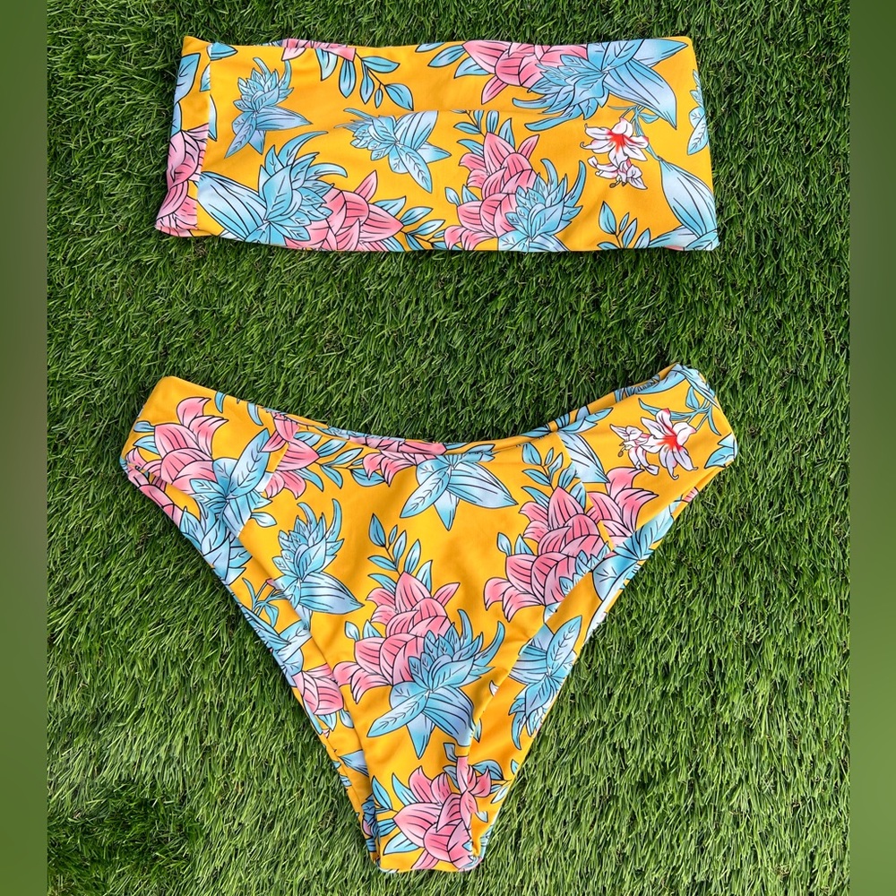 Zaful Floral Bikini Set